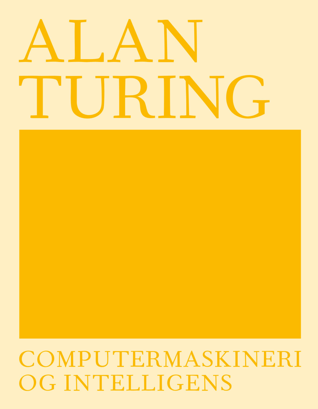 Computermaskineri Og Intelligens