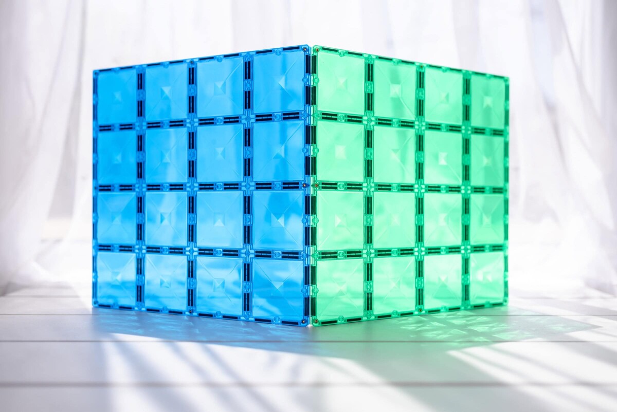Connetix - Base Plate - Rainbow Blue Green Ct-R-Bg002-Bp