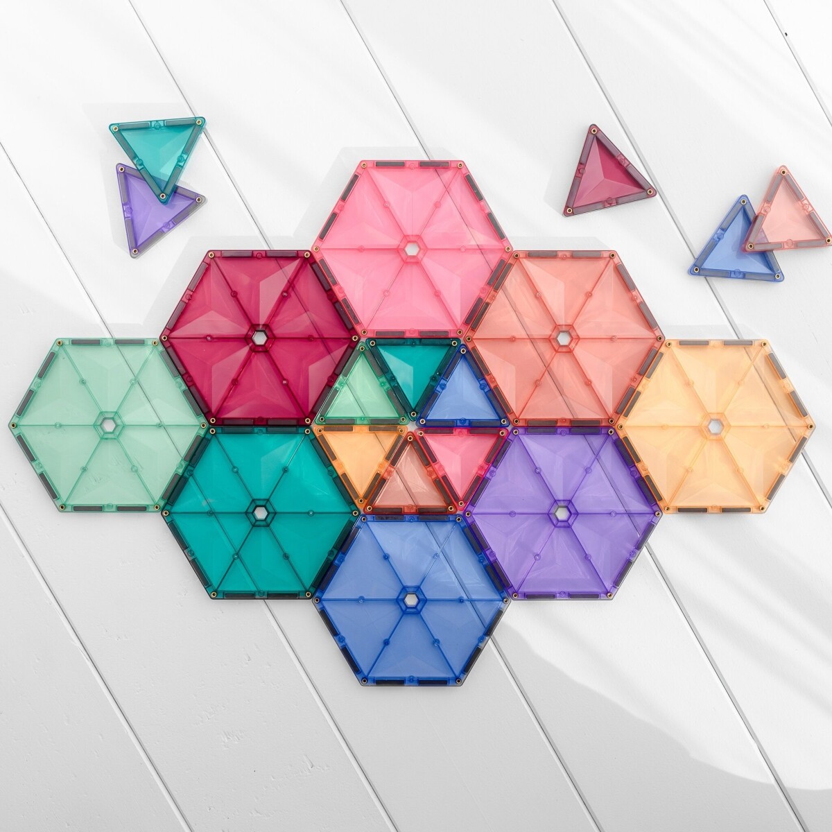 Connetix - Geometry Pack - Magnetsæt 40 Dele - Pastel Ct-P-00040-Ge