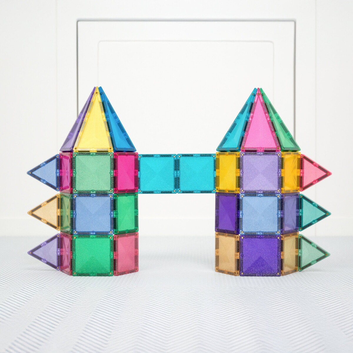 Connetix - Glitter Castle Pack - Magnetsæt