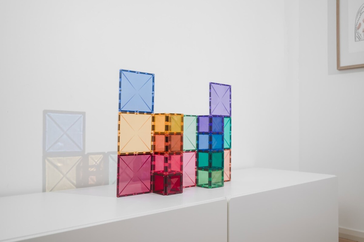 Connetix - Square Pack - Magnetsæt 40 Dele - Pastel Ct-P-00040-Sq