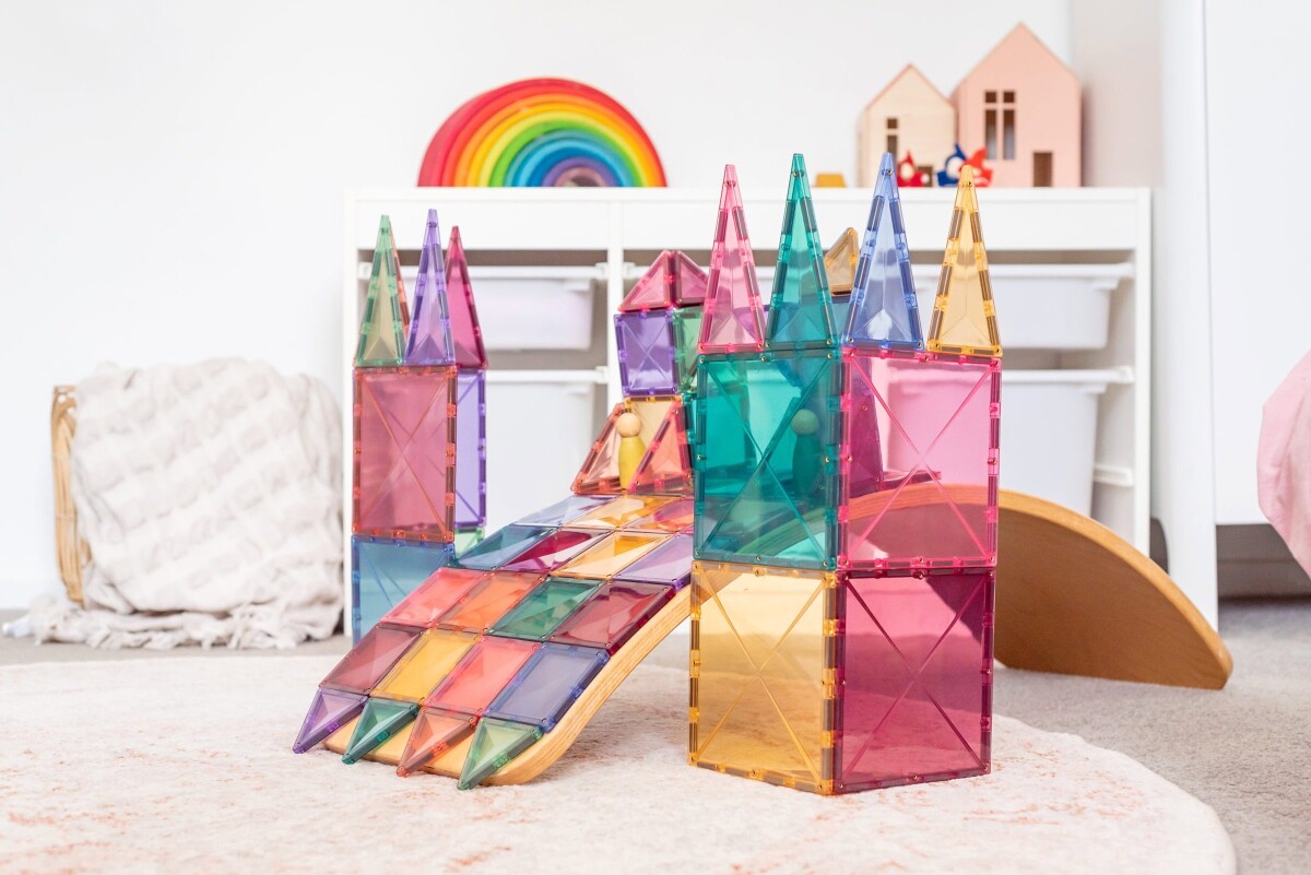 Connetix - Starter Pack - Magnetsæt 64 Dele - Pastel Ct-P-00064-St