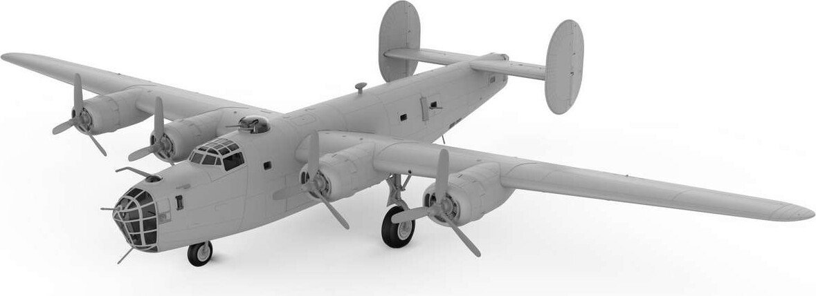 Airfix - Consolidated B-24D Liberator Fly Byggesæt - 1 72 - A09011