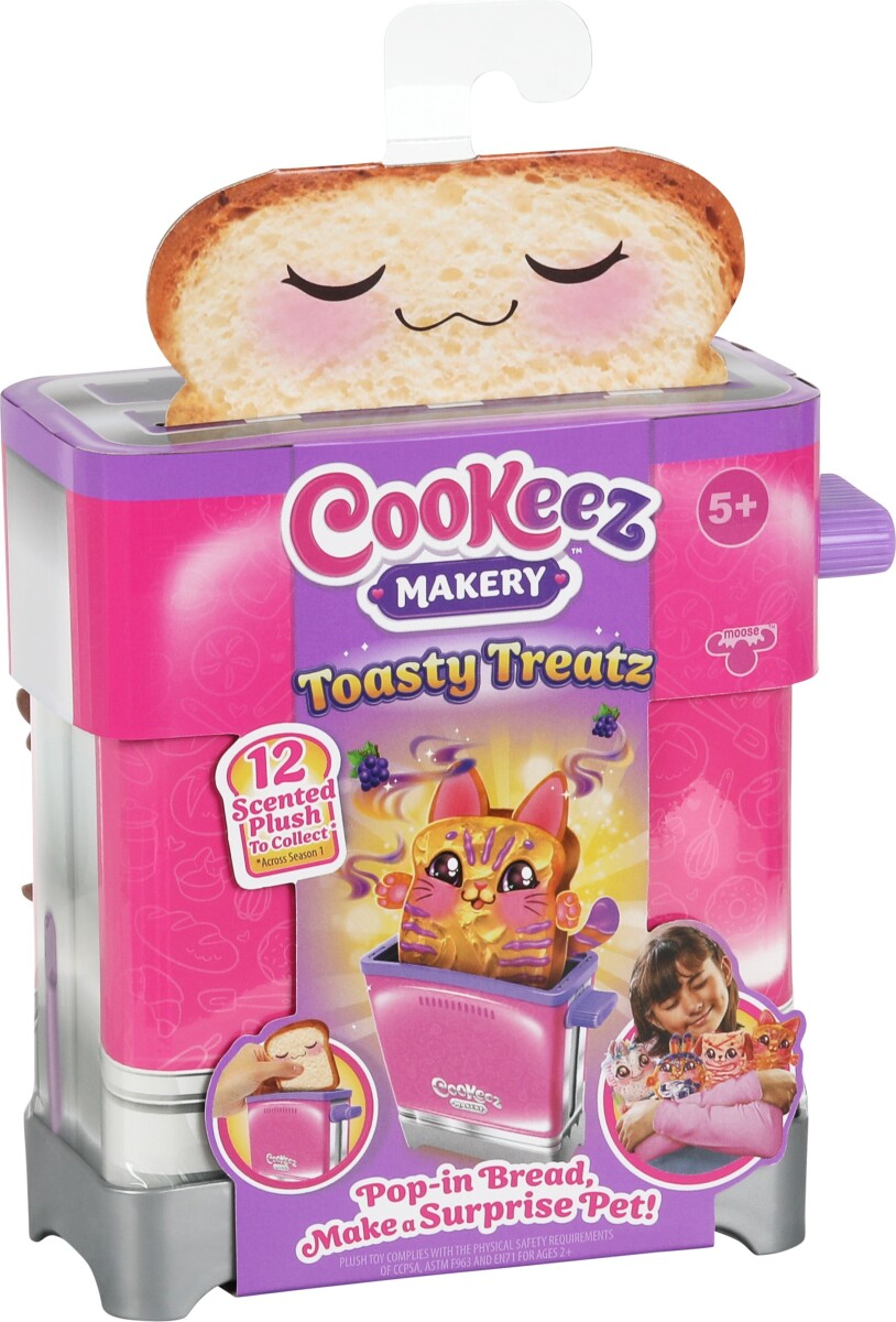 Cookeez Makery Toasty Treatz Toaster - Assorteret