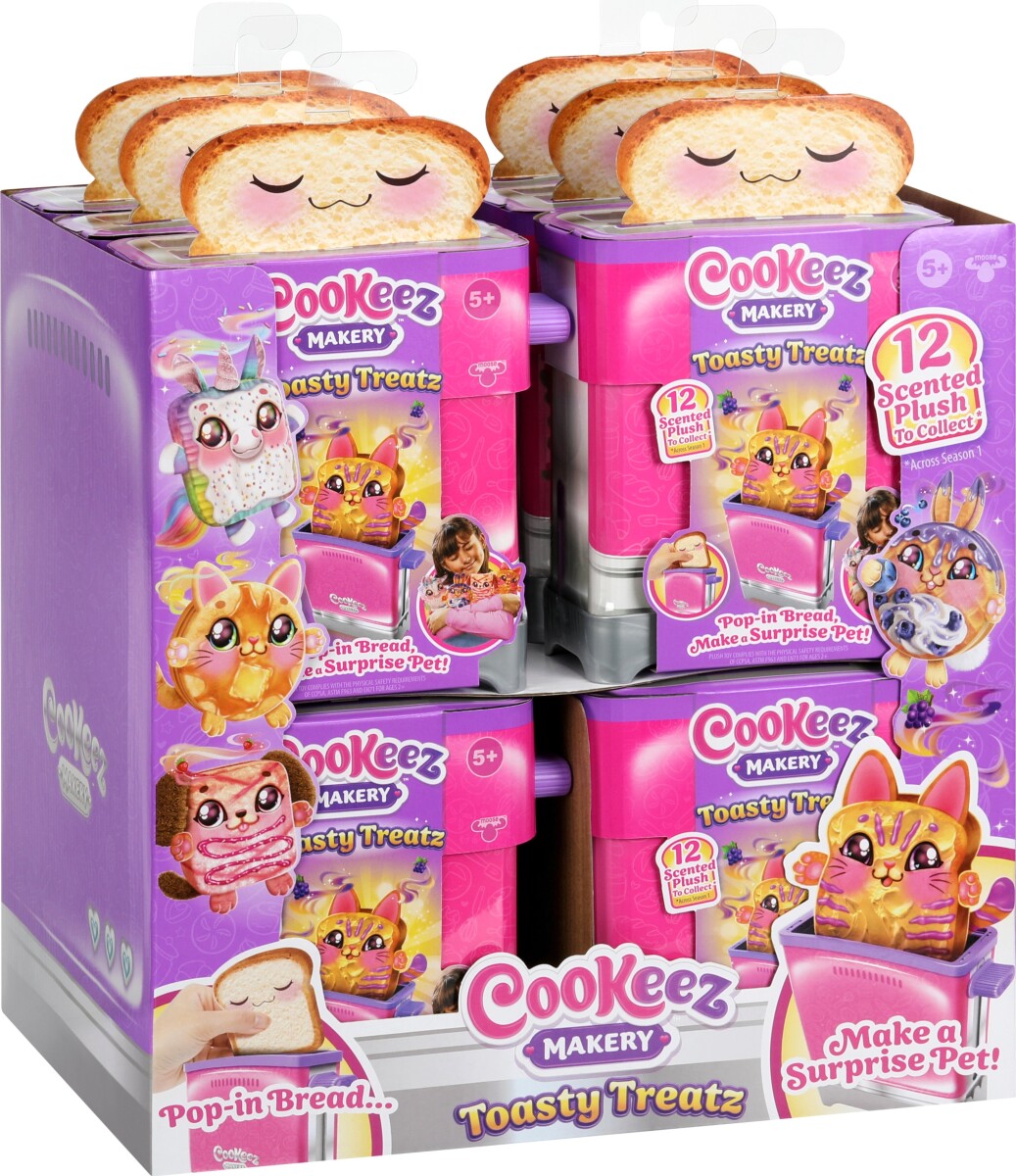 Cookeez Makery Toasty Treatz Toaster - Assorteret
