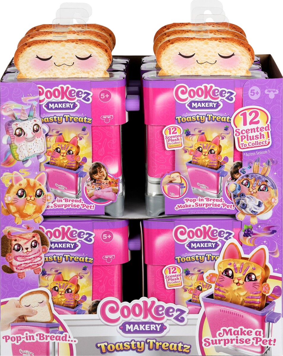 Cookeez Makery Toasty Treatz Toaster - Assorteret