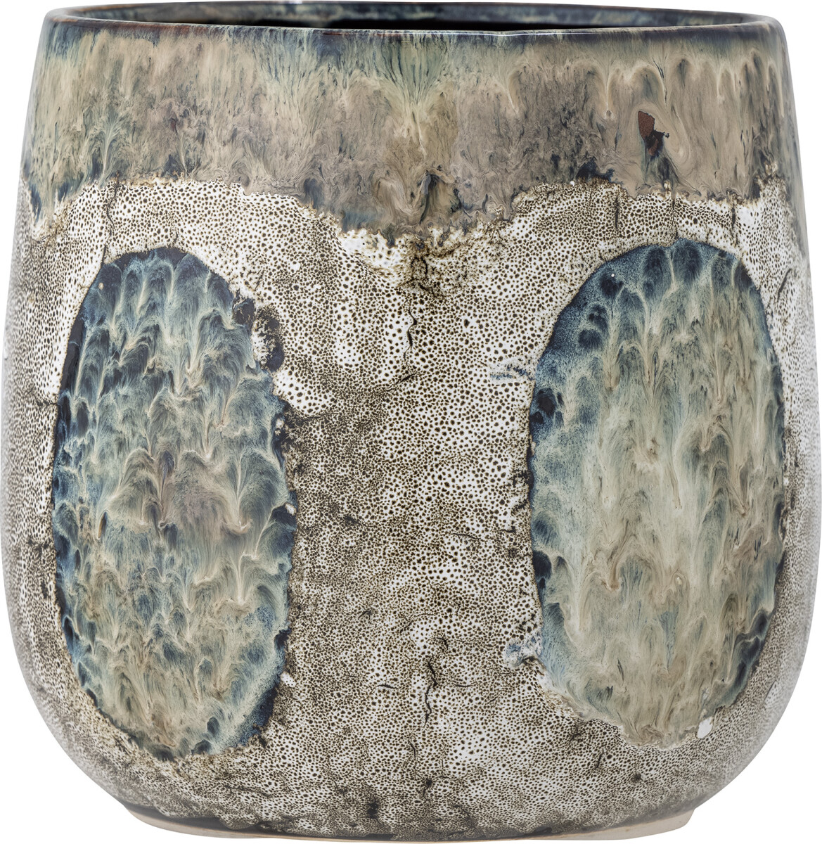 Bloomingville - Cophia Urtepotteskjuler - Blå - Stentøj Keramik