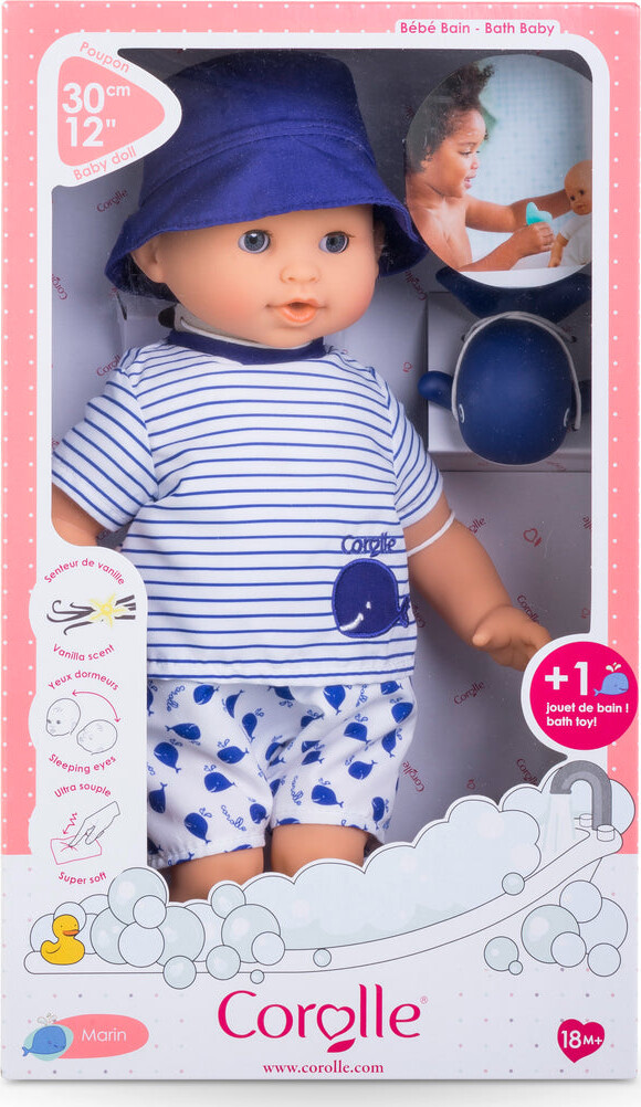 Corolle - Mpp Bad Babydukke 30 Cm - Marin