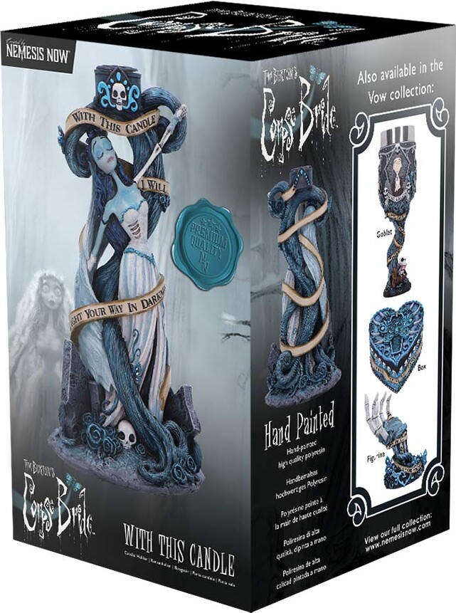 Corpse Bride - With This Candle - Lysestage Figur - Nemesis Now