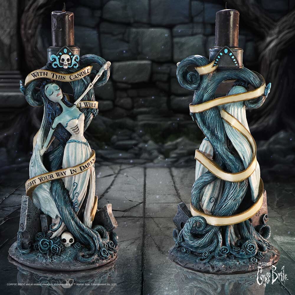 Corpse Bride - With This Candle - Lysestage Figur - Nemesis Now
