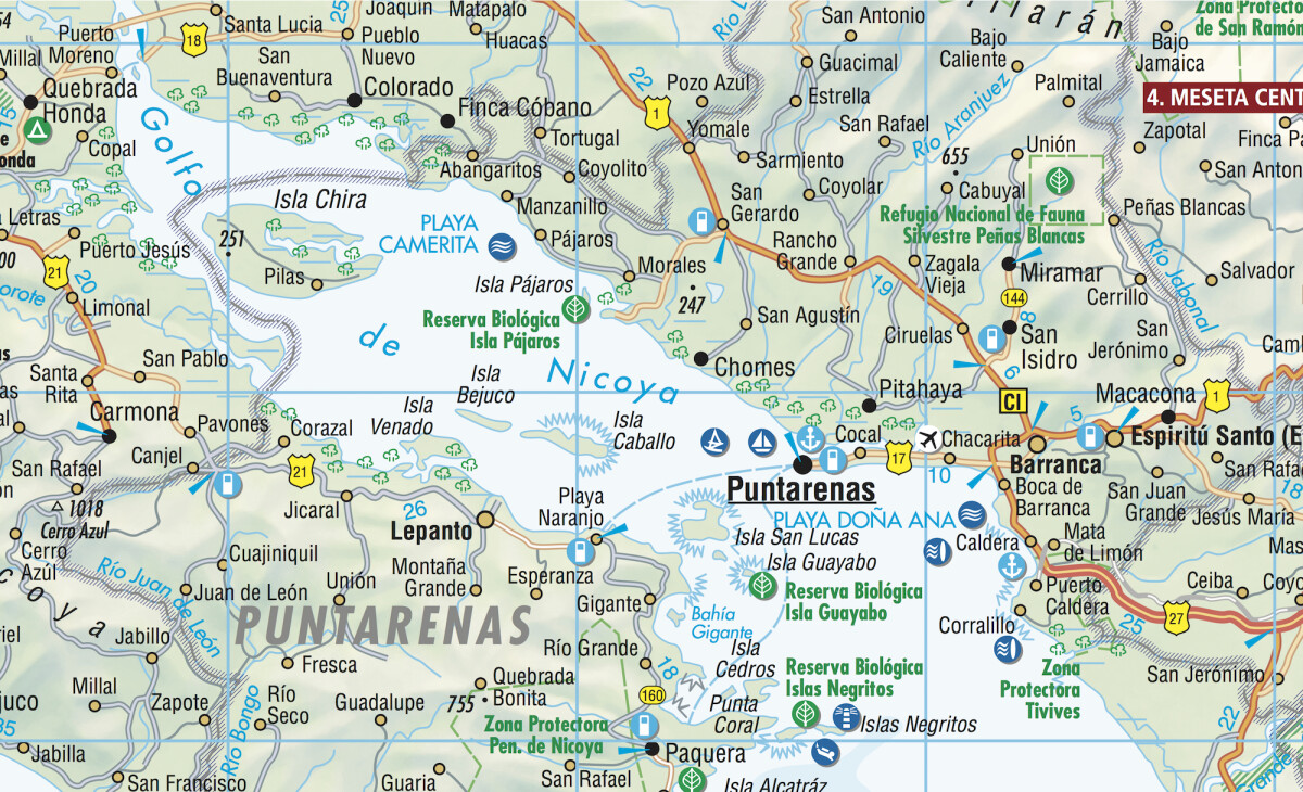 Costa Rica - Borch Maps