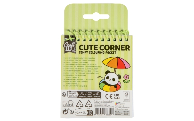 Cosy Malebog 10 X 10 Cm - 44 Sider Cute