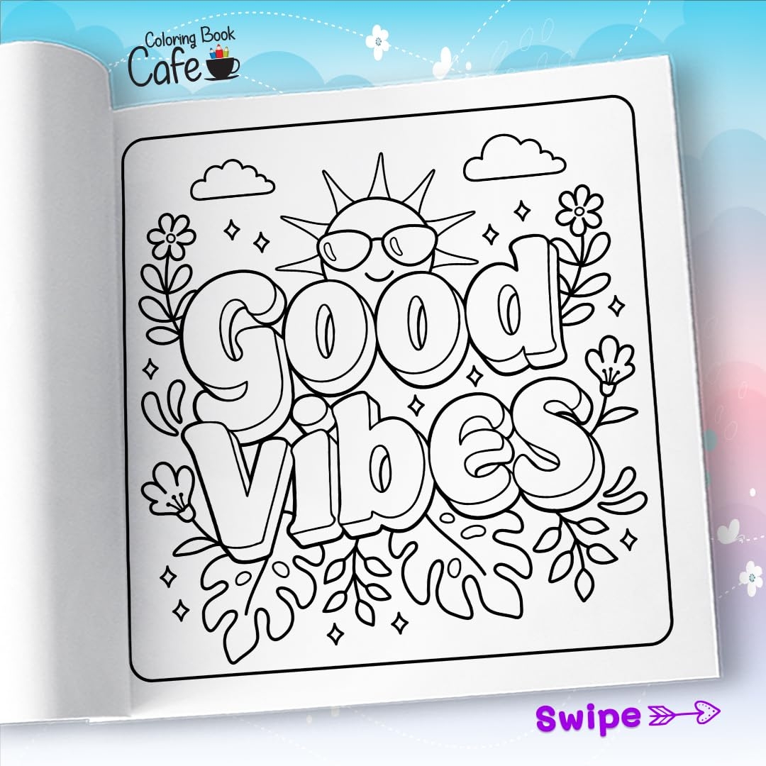 Cosy Vibes - Cozy Coloring Cute And Cozy Coloring Book