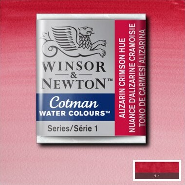 Winsor Newton - Cotman Watercolour - 12 Pan - Aliz Crimson Pink