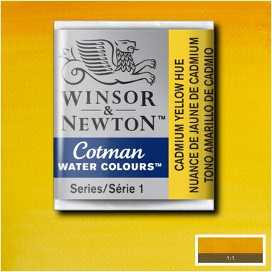 Winsor Newton - Cotman Watercolour - 12 Pan - Cadmium Gul