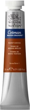 Winsor Newton - Akvarelfarve - Cotman - Burnt Sienna 21 Ml