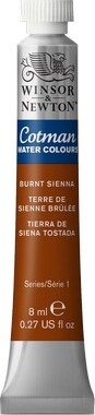 Winsor Newton - Cotman Watercolour - 8 Ml - Brændt Sienna Brun