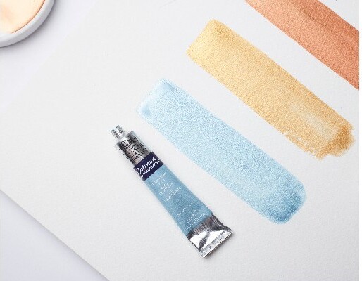 Winsor Newton - Cotman Watercolour - 8 Ml - Iriserende Blå