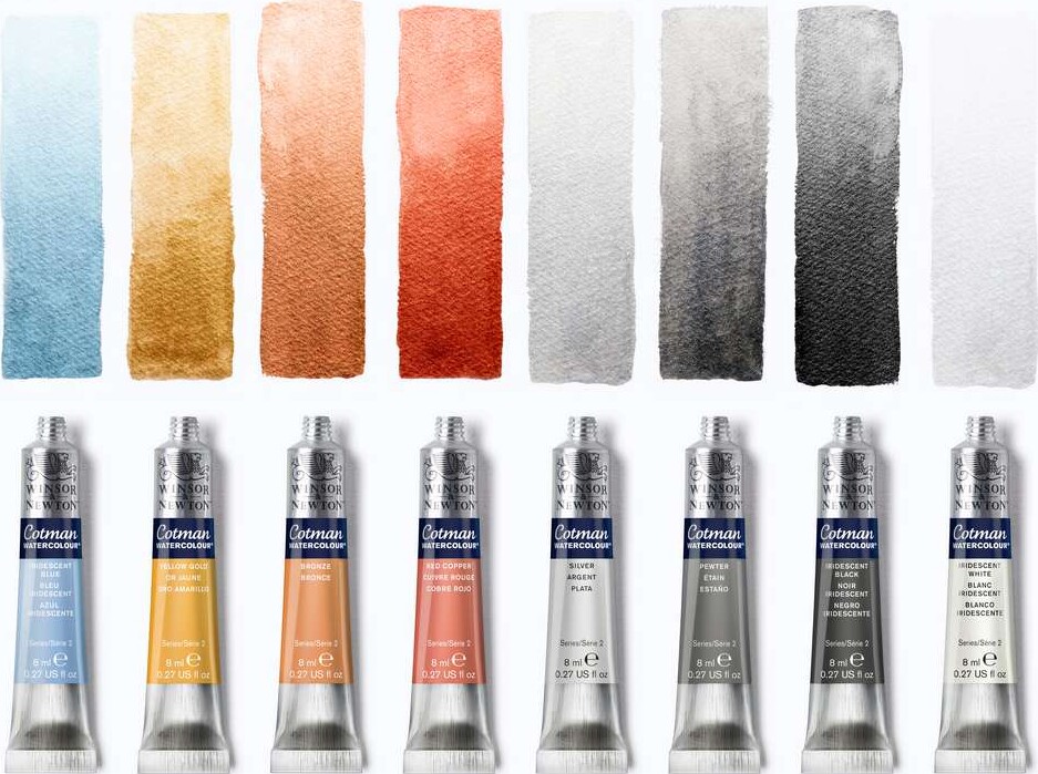 Winsor Newton - Cotman Watercolour - 8 Ml - Pewter Row Grå