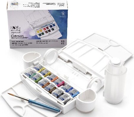 Winsor Newton - Akvarelfarve Sæt Med 12 Farver - Field Travel