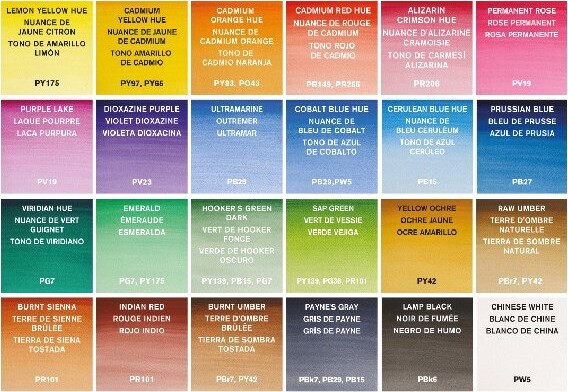 Winsor Newton - Akvarelfarve Sæt Med 25 Dele - Travel