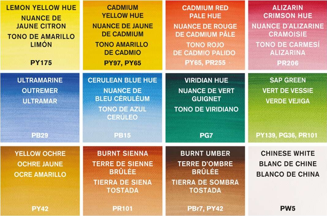 Winsor Newton - Akvarelfarve Sæt - Pocket Selection - 13 Dele