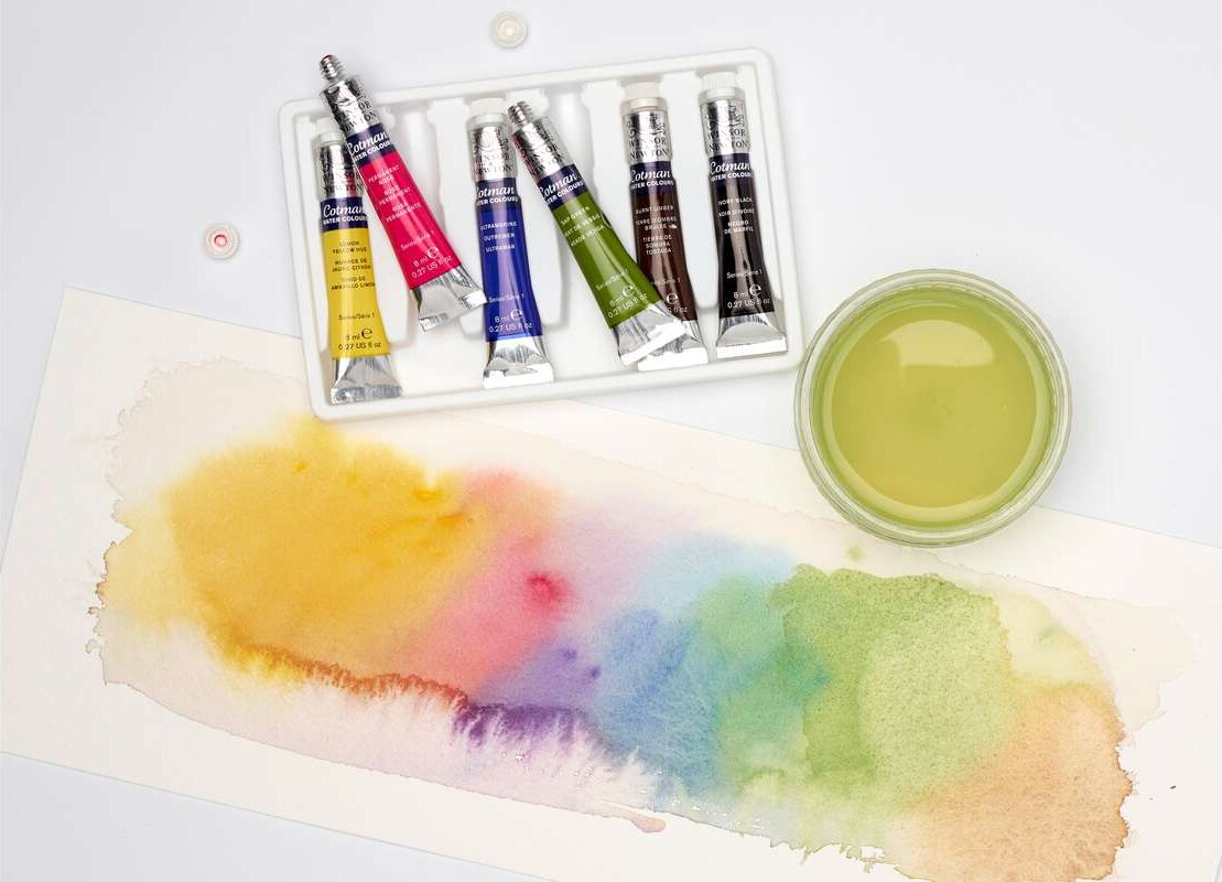 Winsor Newton - Akvarelfarve Sæt - 6X8 Ml