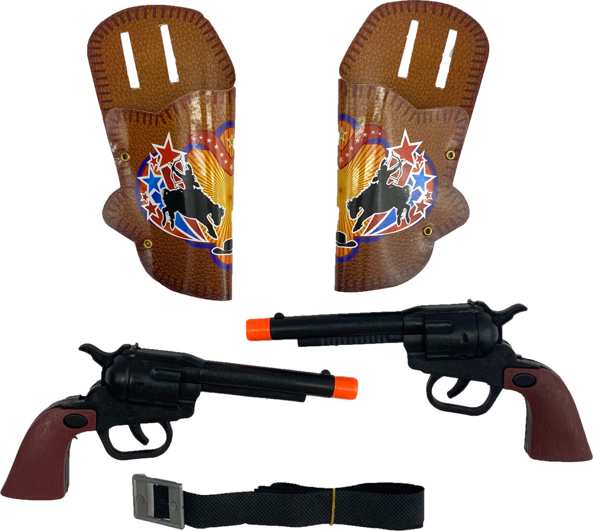 Cowboy Pistol Legetøj - 2 Stk