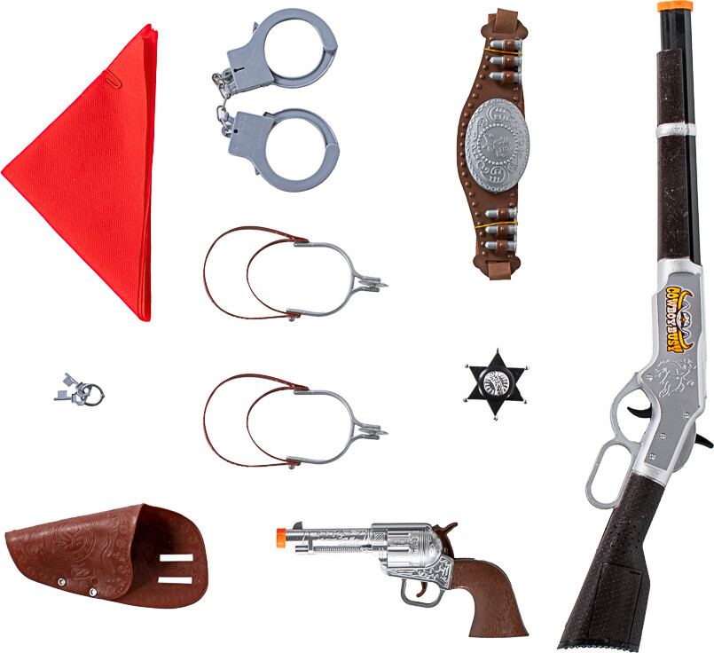 Cowboysæt 4 5X34X52Cm - 90076 - Yue Qiang