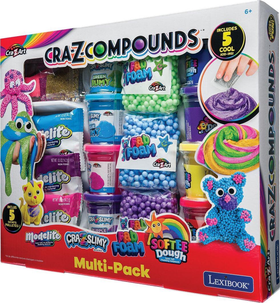 Cra-Z-Art - Cra-Z-Compounds Modellervoks Multi-Pack - Lexibook