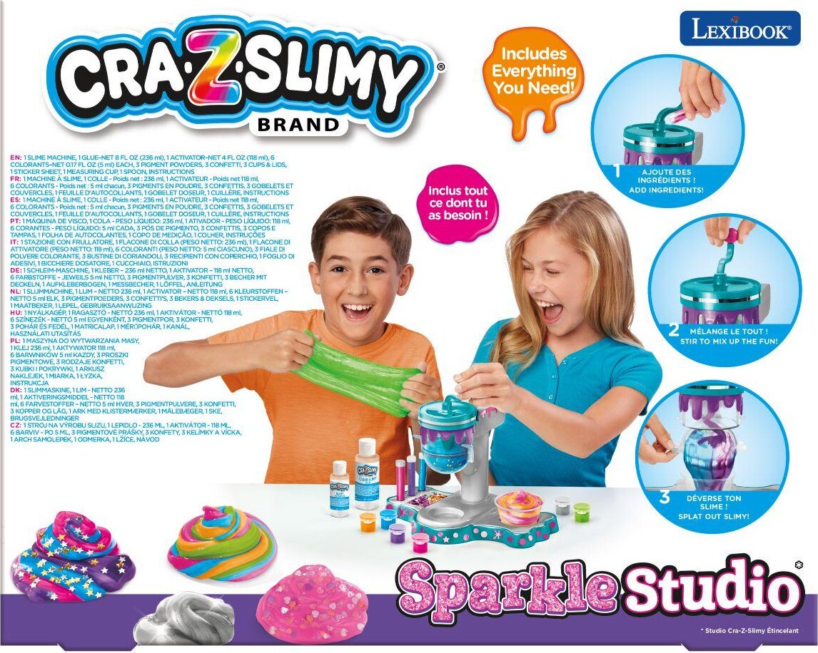 Cra-Z-Art - Cra-Z-Slimy Sparkle Studio - Slim Legetøj - Lexibook