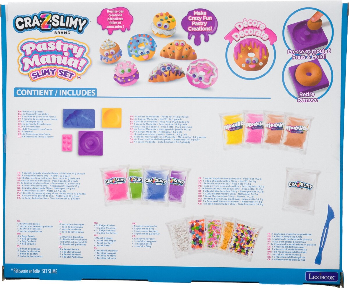 Cra-Z-Art - Cra-Z-Slimy - Pastry Mania - Slim Legetøj Sæt