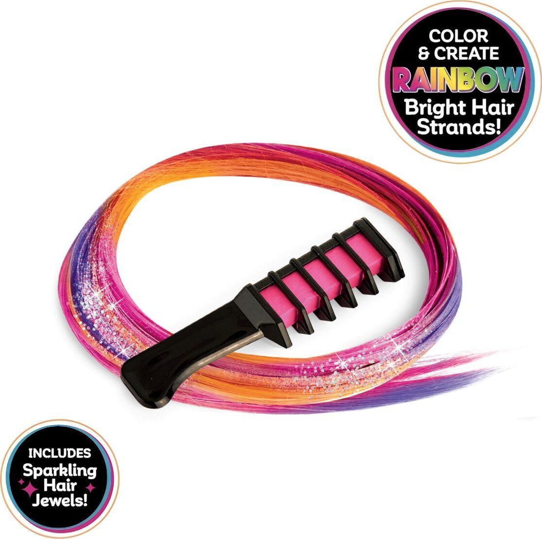 Cra-Z-Art - My Look Color Glitter Hair Extension Studio Set