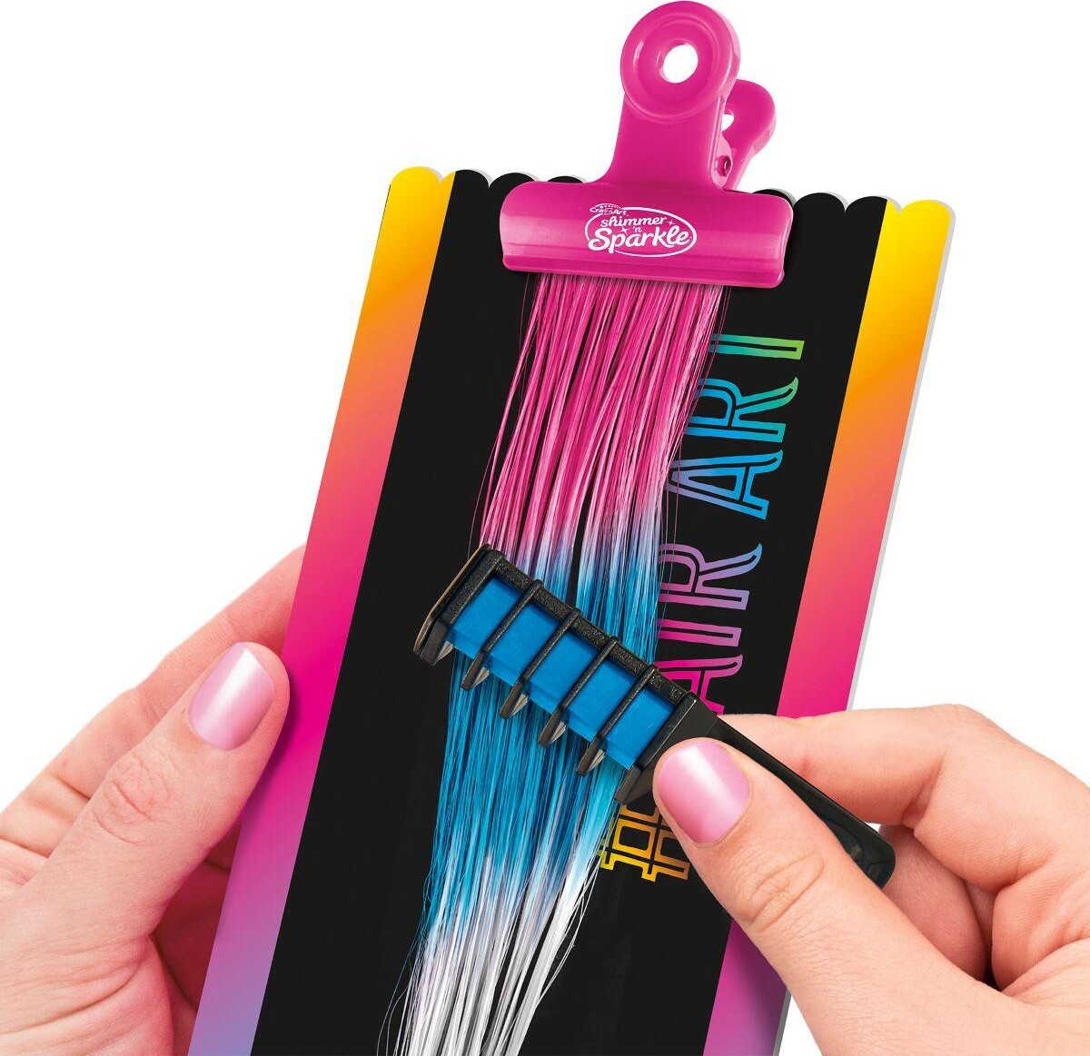 Cra-Z-Art - My Look Color Glitter Hair Extension Studio Set