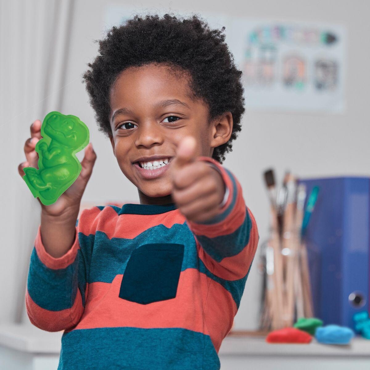 Cra-Z-Art - Softee Dough - Dino Glow Dough Sæt - Lexibook