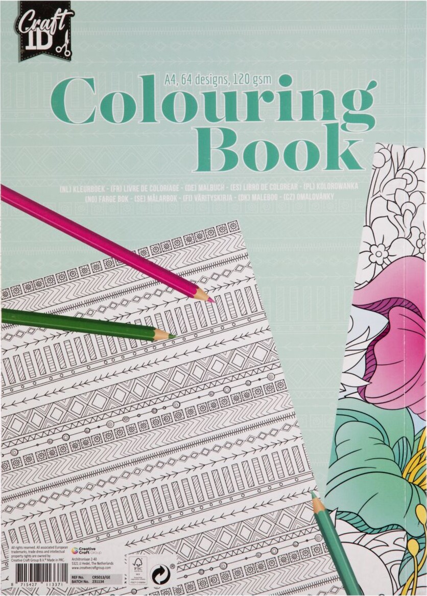 Craft Id - Colouring Book - Patterns