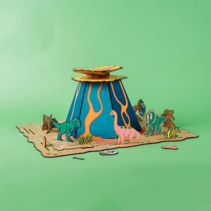 Crateit - Dinosaur Volcano Escape