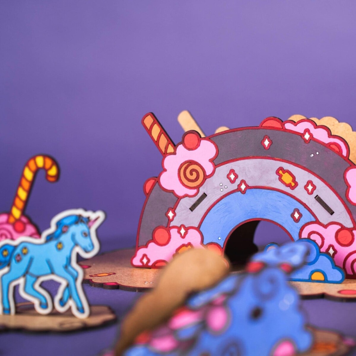 Crateit - Unicorn Trælegetøj Slikland