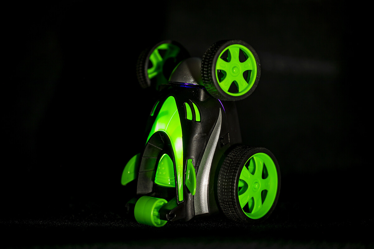 Crazy Tumbler - Fjernstyret Stuntbil - Grøn - Yinrun