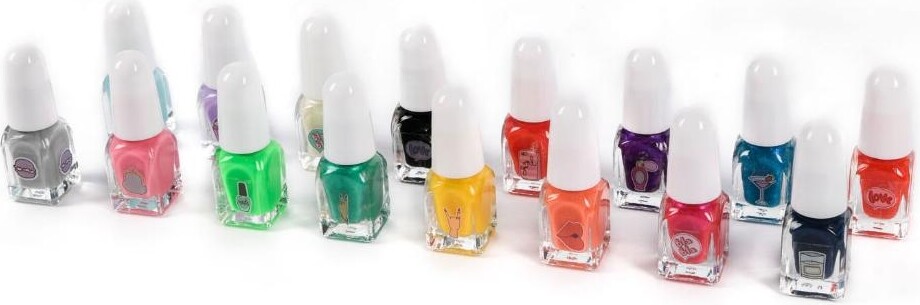 Create It - 16 Nail Polish W Spinning Wheel 84515A