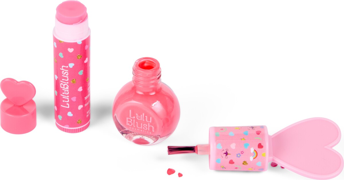 Create It - Lulu Blush Transparent Makeup Kuffert