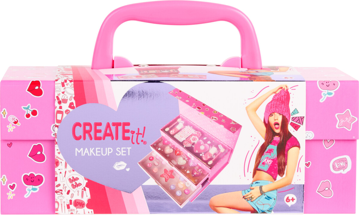 Create It - Makeup Kuffert I 3 Lag