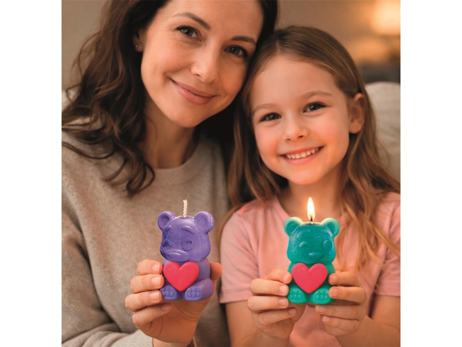 Idea Clementoni - Create Your Candles - Cuddle Light - Bear