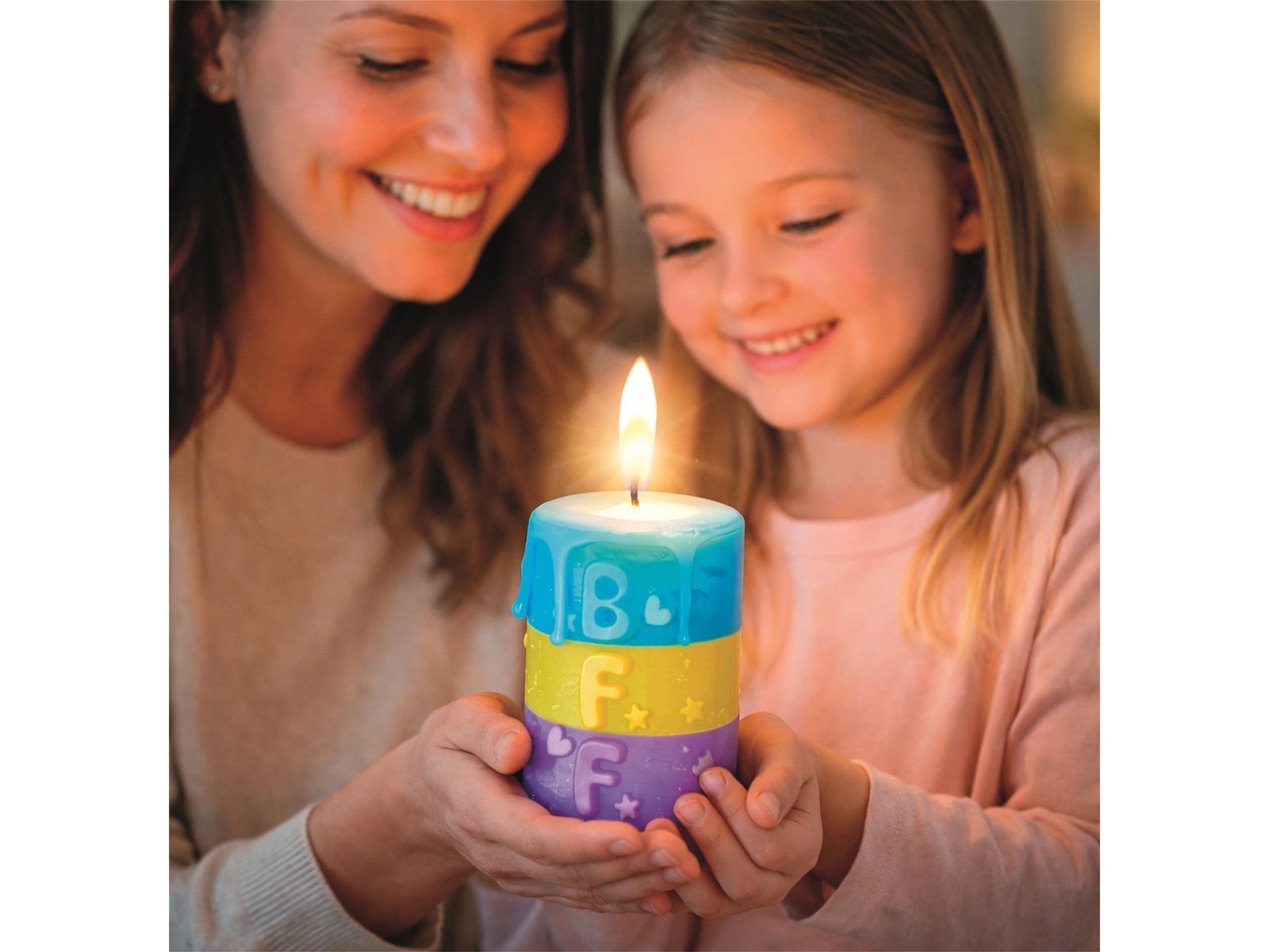 Idea Clementoni - Create Your Candles - Glow Mates - Bff
