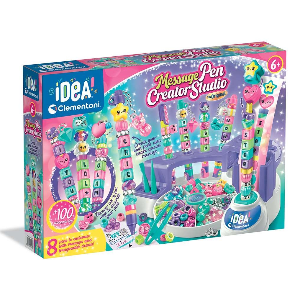 Idea Clementoni - Message Pen Creator Studio - Diy Kuglepenne