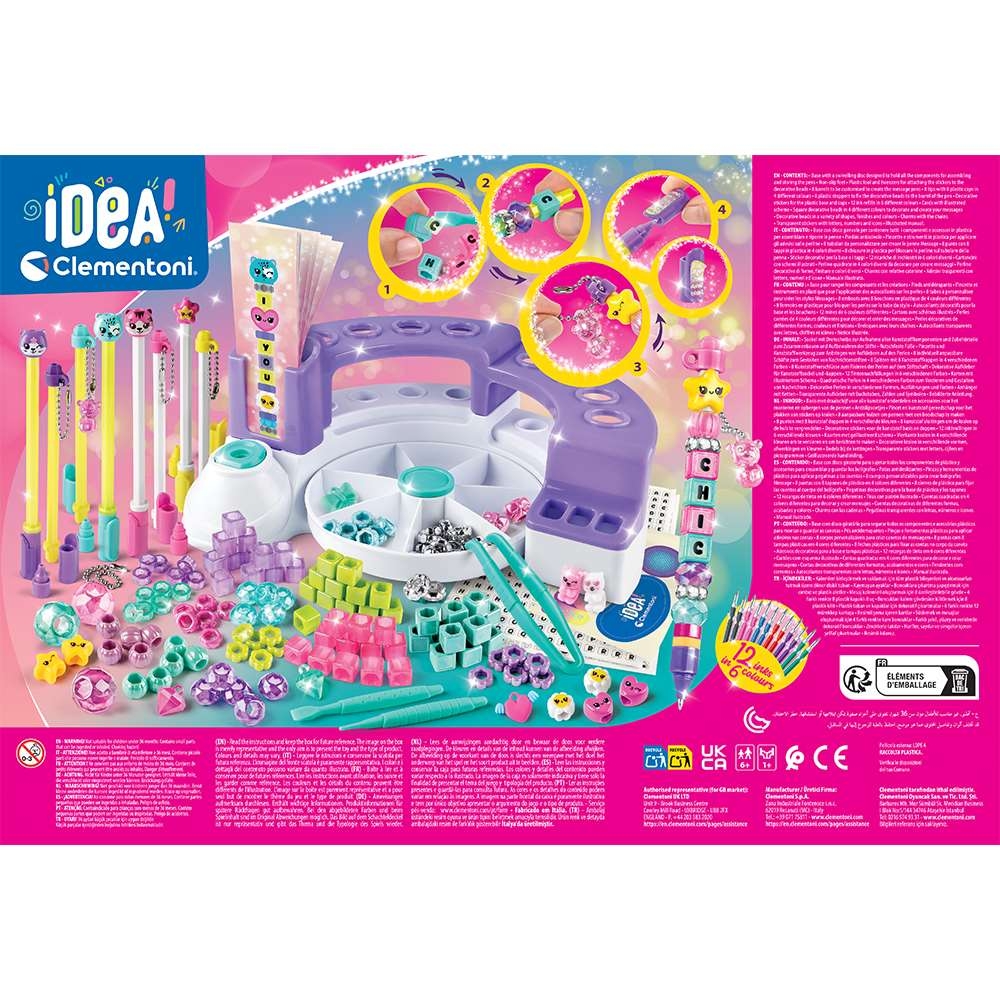 Idea Clementoni - Message Pen Creator Studio - Diy Kuglepenne