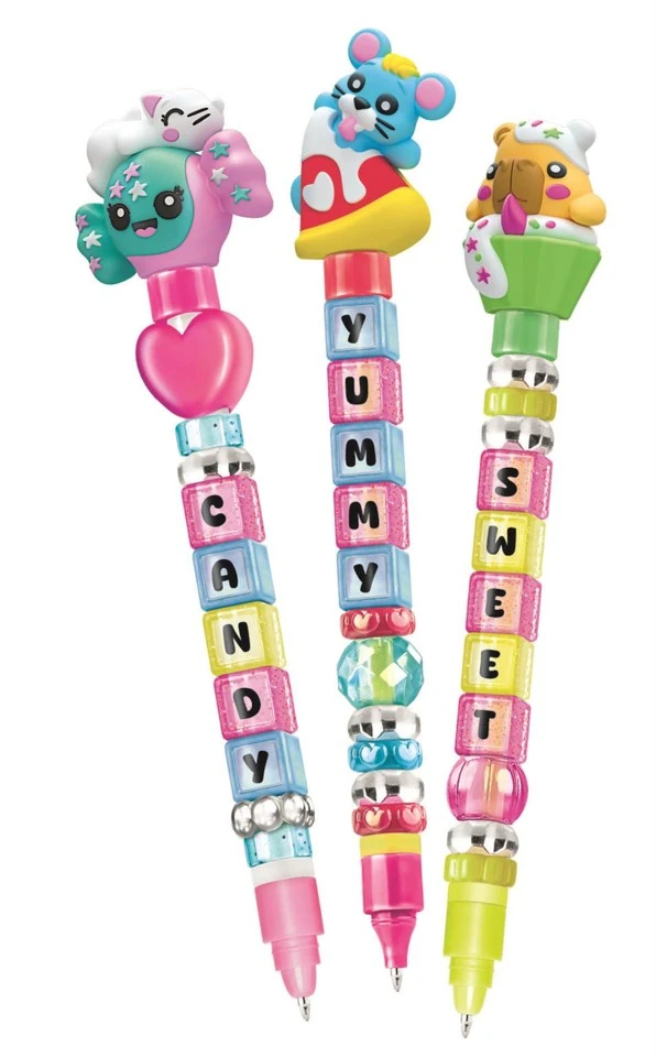Idea Clementoni - Create Your Message Pens - Foodies - 3-Pak