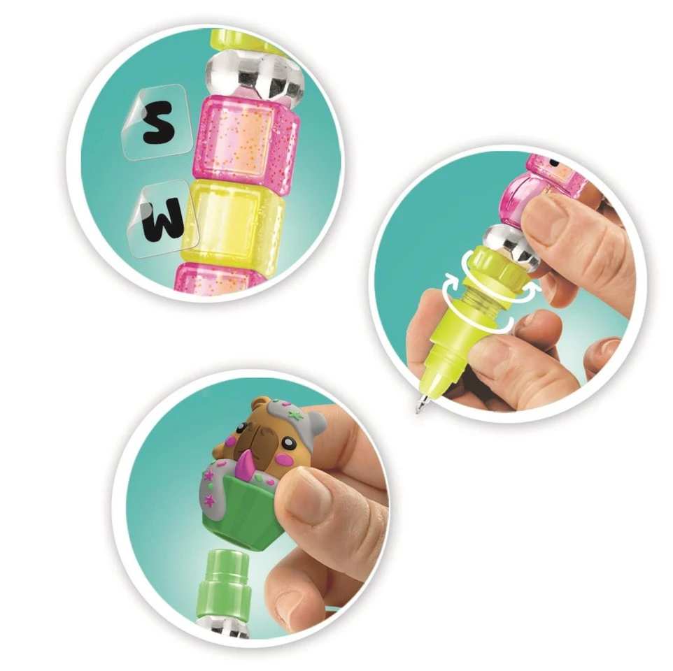 Idea Clementoni - Create Your Message Pens - Foodies - 3-Pak