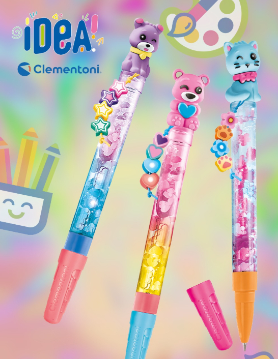 Clementoni - Create Your Pen Lovely - Diy Kuglepen - Assorteret