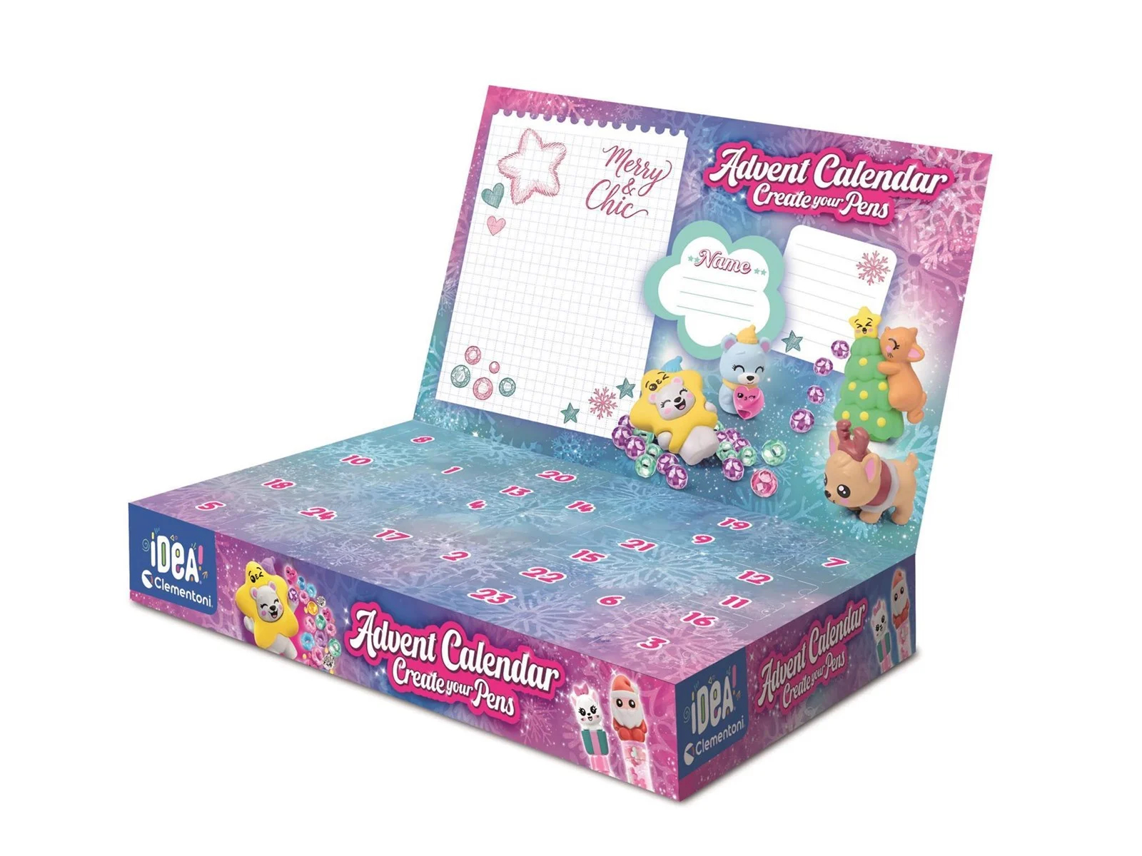 Idea Clementoni - Advent Calendar Create Your Pens - Julekalender